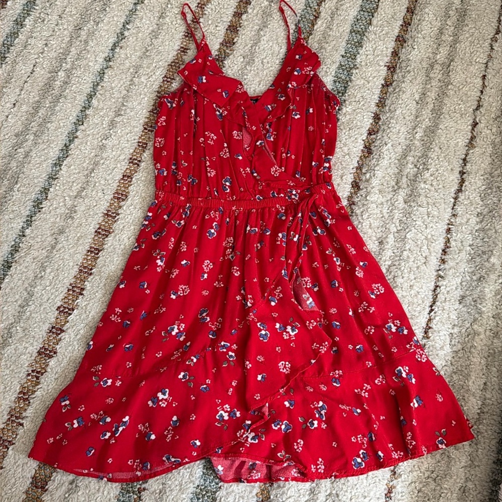 Express wrapped dress XS